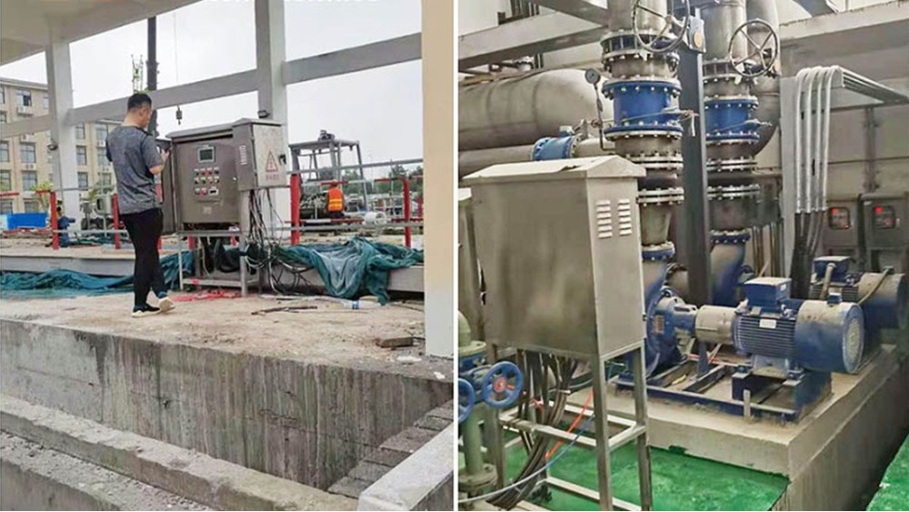 河南省某污水處理廠現(xiàn)場圖