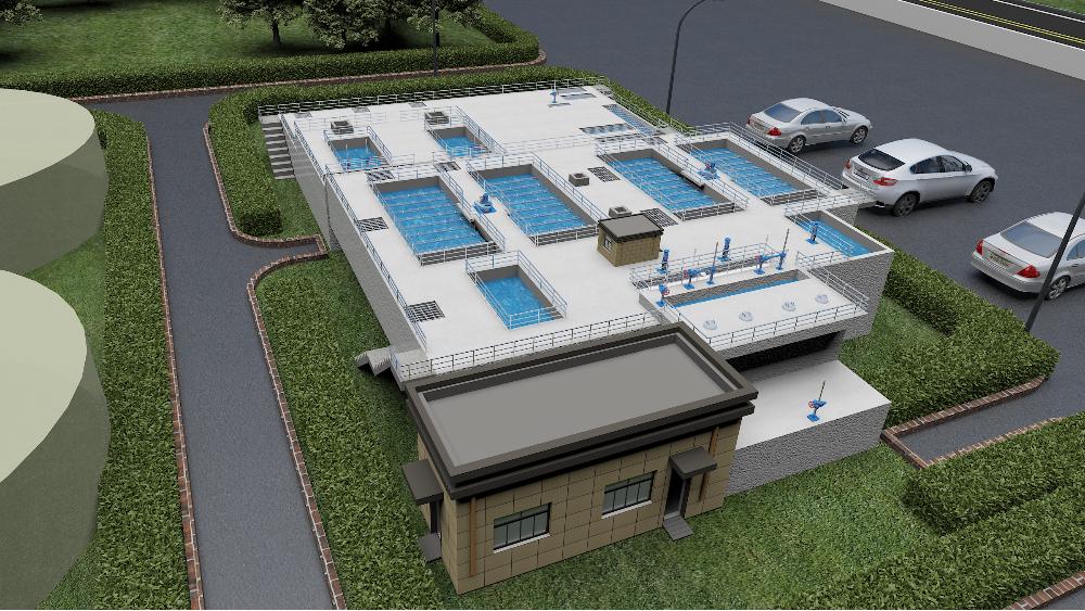 華東工控丨一鍵啟停，無(wú)人值守-安徽休寧水廠電氣自動(dòng)化交鑰匙工程